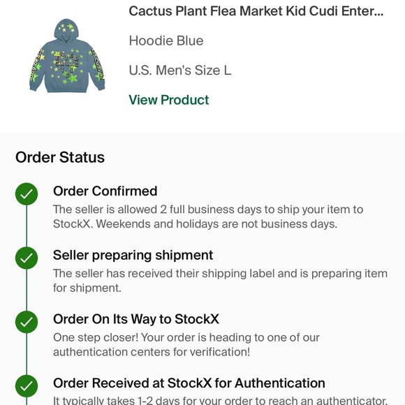 Cactus Plant Flea Market Kid Cudi hoodie - Picture 10 of 11